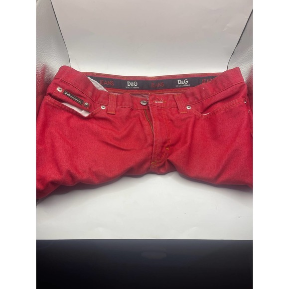 Dolce and Gabbana red pants